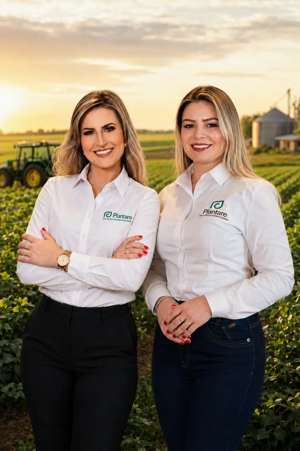 Eumara Holdefer e Priscila Casagrande, sócias da Plantare